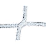 Jugend-Fußballtornetz mit quadratischen Maschen, Weiß, 80 / 200 cm, 4 mm Weiß