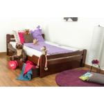 Hellbraune Moderne STEINER Kinderbetten lackiert aus Massivholz mit Schublade 140x200 