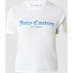 Juicy Couture T-Shirt mit Logo-Flockprint Modell 'Ombre La' (S Weiß)
