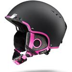 Julbo Mädchen Jc734222 Helmet, schwarz/rosa, 53/55