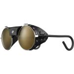 Schwarze Julbo Vermont Herrengletscherbrillen aus Leder 