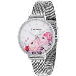 Julie Julsen Damen Quarz Armbanduhr mit Blumenmust