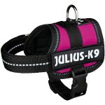 Fuchsiafarbene Julius-K9 Reflektierende Hundegeschirre 