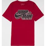Reduzierte Rote Kurzärmelige Nike Air Jordan Jumpman Kinder T-Shirts aus Baumwolle 