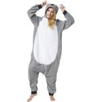Graue Koala-Kostüme für Damen Größe XL 