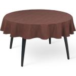 Schokoladenbraune Juna Runde Runde Tischdecken 170 cm aus Baumwolle 