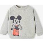 Mausgraue Entenhausen Micky Maus Kindersweatshirts mit Maus-Motiv aus Baumwolle für Jungen Größe 74 