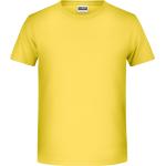 Gelbe James & Nicholson Kinder T-Shirts für Jungen 