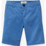 Himmelblaue Chino Shorts für Kinder aus Baumwolle für Jungen Größe 158 