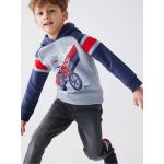 Mitternachtsblaue Motiv Kinderhoodies & Kapuzenpullover für Kinder aus Baumwolle für Jungen Größe 86 für den für den Winter 