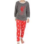 Graue FC Liverpool Lange Kinderschlafanzüge aus Polyester für Jungen 