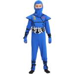 Blaue Ninja-Kostüme für Kinder Größe 110 