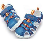 Royalblaue Outdoor-Sandalen aus Leder für Kinder Größe 36 für den für den Sommer 