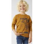 Ockerfarbene Langärmelige Printed Shirts für Kinder & Druck-Shirts für Kinder aus Baumwolle für Jungen Größe 158 
