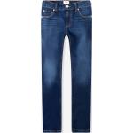Blaue Skinny Jeans für Kinder aus Baumwolle für Jungen Größe 140 