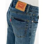 Blaue Skinny Jeans für Kinder aus Baumwolle für Jungen Größe 152 