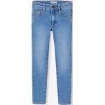 Hellblaue Vertbaudet Slim Jeans für Kinder mit Reißverschluss aus Baumwolle für Jungen Größe 110 