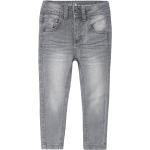 Hellgraue Topolino Slim Jeans für Kinder mit Reißverschluss aus Denim für Jungen Größe 152 