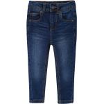 Blaue Topolino Slim Jeans für Kinder mit Reißverschluss aus Denim für Jungen Größe 158 