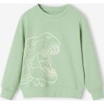 Pistaziengrüne Motiv Vertbaudet Kindersweatshirts aus Baumwolle für Jungen Größe 116 