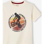 Beige Kurzärmelige Vertbaudet Printed Shirts für Kinder & Druck-Shirts für Kinder aus Baumwolle für Jungen Größe 128 