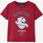 Bordeauxrote Kurzärmelige Harry Potter Kinder T-Shirts aus Baumwolle für Jungen Größe 158 