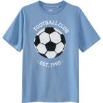 Hellblaue Yigga Bio Nachhaltige Kinder T-Shirts Größe 158 