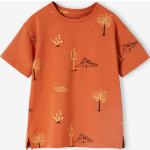 Aprikose Kurzärmelige Printed Shirts für Kinder & Druck-Shirts für Kinder mit Kaktus-Motiv aus Baumwolle für Jungen Größe 128 