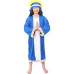 Blaue Maria-Kostüme für Kinder 