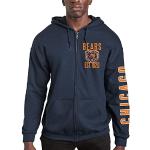 Junk Food Clothing x NFL - Chicago Bears - MVP Zip Hoodie - Adult Unisex Full Zip Hooded Fleece Sweatshirt - Größe 3 X-Large