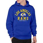 Junk Food Clothing x NFL - Los Angeles Rams - Classic Team Logo - Erwachsene Pullover Kapuzenpullover für Damen und Herren - Größe X-Large