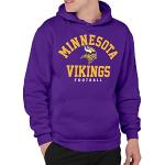 Junk Food Clothing x NFL - Minnesota Vikings - Classic Team Logo - Erwachsene Pullover Kapuzenpullover für Damen und Herren - Größe S