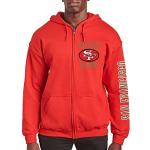 Junk Food Clothing x NFL – San Francisco 49ers – MVP Zip Hoodie – Größe 3 XL