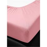 Rosa Moderne IRISETTE Jupiter Nachhaltige Spannbettlaken & Spannbetttücher aus Jersey maschinenwaschbar 100x200 