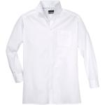 Weiße Langärmelige Jupiter Kentkragen Hemden mit Kent-Kragen aus Baumwollmischung für Herren Größe 7 XL Große Größen 