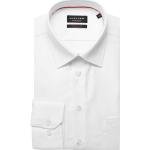 Reduzierte Weiße Unifarbene Langärmelige Jupiter Kentkragen Hemden mit Kent-Kragen aus Baumwolle für Herren Größe 3 XL 
