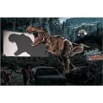 Jurassic Park Dinosaurier Poster aus Papier Querformat 