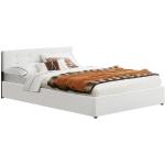 Weiße Juskys Polsterbetten mit Bettkasten aus Holz mit Stauraum 140x200 
