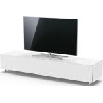 Schwarze Minimalistische TV-Lowboards & Fernsehtische aus Glas Breite 150-200cm 