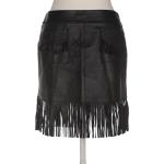 Reduzierte Schwarze Just Cavalli Lederröcke aus Leder für Damen Größe M für den für den Sommer 