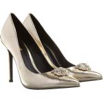 Reduzierte Goldene Just Cavalli High Heels & Stiletto-Pumps aus Kunstleder für Damen Größe 39 
