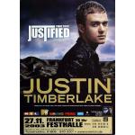 Justin Timberlake - Justified, Frankfurt 2003 » Konzertplakat/Premium Poster | Live Konzert Veranstaltung | DIN A1 «