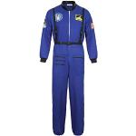 Blaue Astronauten-Kostüme für Herren 