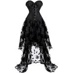 Schwarze Burlesque Corsagenkleider aus Tüll für Damen Größe S 