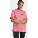 Rosa adidas Juventus Turin T-Shirts aus Jersey für Damen Größe L 