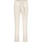 Juvia Damen Sweathose "Fleece Trousers Turn-up" Regular Fit, ecru, Gr. XS