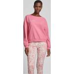 Pinke Juvia Damensweatshirts aus Baumwollmischung Größe M 