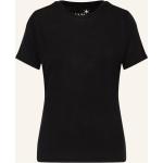 Schwarze Juvia T-Shirts aus Viskose für Damen Größe M 