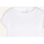 Weiße Juvia T-Shirts aus Baumwolle für Damen Größe L 