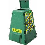 JUWEL Thermokomposter AEROQUICK 420 (Nutzinhalt 420 l, für Gartenabfälle + Essensreste, Komposter aus UV-stabilen Recyclingkunststoff, konische Form, mit 2 Entnahmeklappen) 20165, AQ110